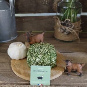 Chèvre enrobé ail et fines herbes